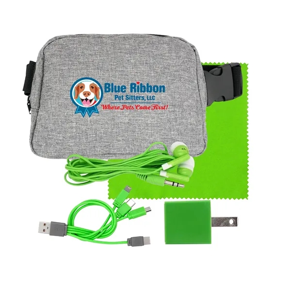 RECYCLED FANNY PACK ULTIMATE TRAVEL SET... from ASI 30208 A P Specialties / AP Specialties