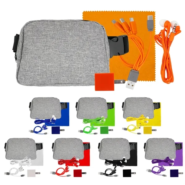 RECYCLED FANNY PACK ULTIMATE TRAVEL SET... from ASI 30208 A P Specialties / AP Specialties