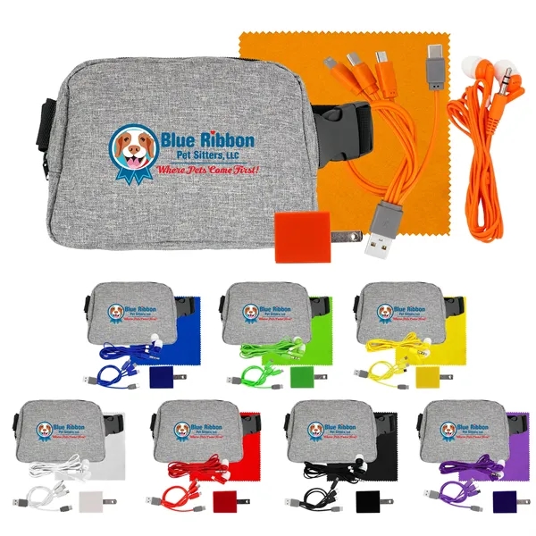 RECYCLED FANNY PACK ULTIMATE TRAVEL SET... from ASI 30208 A P Specialties / AP Specialties