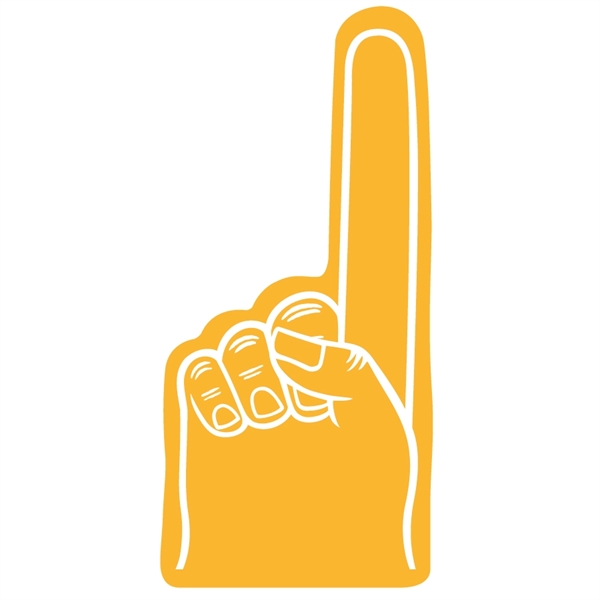 Foam 16" hand, 16" x 8" with a slit for hand... from ASI 54886 Foamworx / FoamWorx