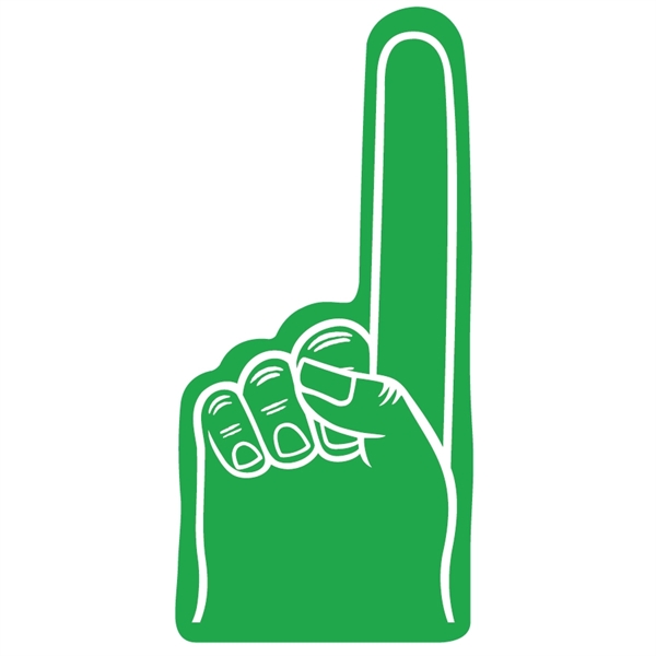 Foam 16" hand, 16" x 8" with a slit for hand... from ASI 54886 Foamworx / FoamWorx