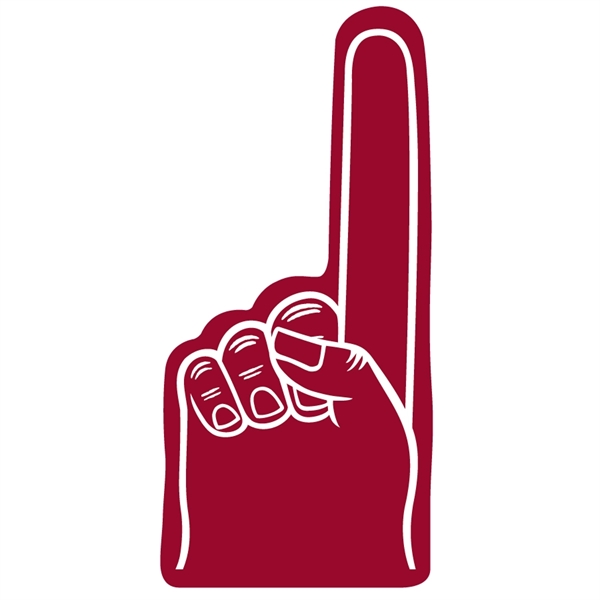 Foam 16" hand, 16" x 8" with a slit for hand... from ASI 54886 Foamworx / FoamWorx