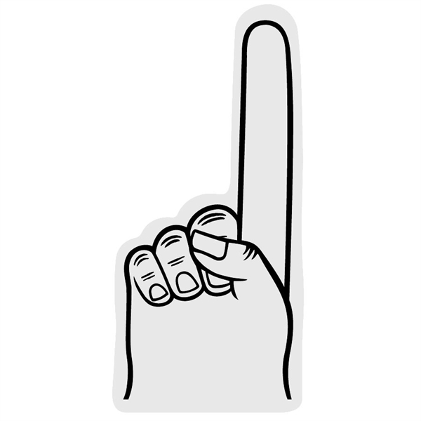 Foam 16" hand, 16" x 8" with a slit for hand... from ASI 54886 Foamworx / FoamWorx