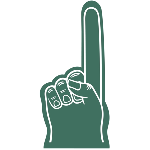 18" Foam hand cheering mitt... from ASI 54886 Foamworx / FoamWorx