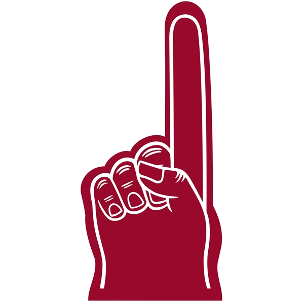 18" Foam hand cheering mitt... from ASI 54886 Foamworx / FoamWorx