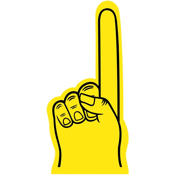 18" Foam hand cheering mitt... from ASI 54886 Foamworx / FoamWorx