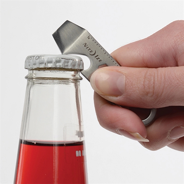 TSA-friendly multi-tool with a carabiner, wrench, etched ruler, bottle opener, flat... from ASI 46170 Compass Industries Inc