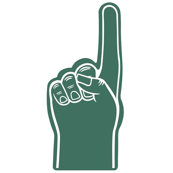 Foam 36" giant hand POP display, 36" x 16.5" x 2".... from ASI 54886 Foamworx / FoamWorx