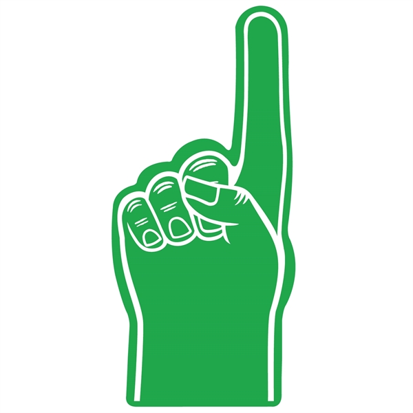 Foam 36" giant hand POP display, 36" x 16.5" x 2".... from ASI 54886 Foamworx / FoamWorx