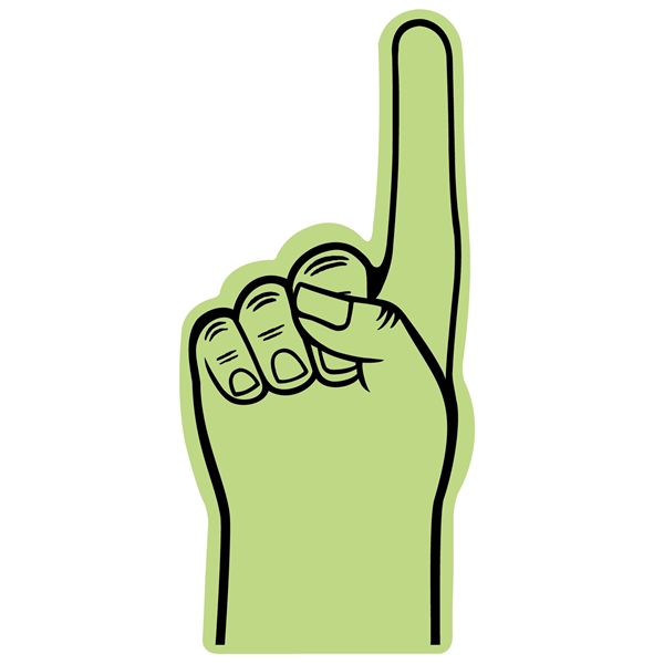 Foam 36" giant hand POP display, 36" x 16.5" x 2".... from ASI 54886 Foamworx / FoamWorx