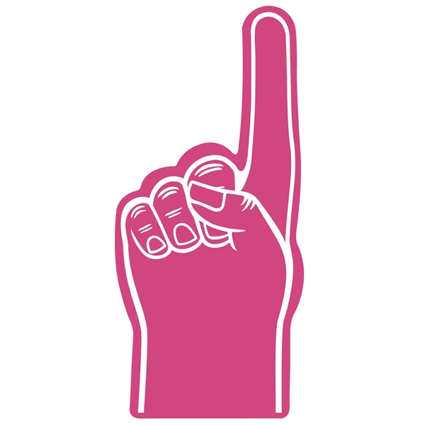 Foam 36" giant hand POP display, 36" x 16.5" x 2".... from ASI 54886 Foamworx / FoamWorx