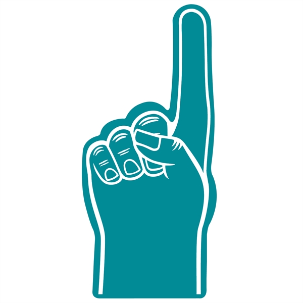 Foam 36" giant hand POP display, 36" x 16.5" x 2".... from ASI 54886 Foamworx / FoamWorx