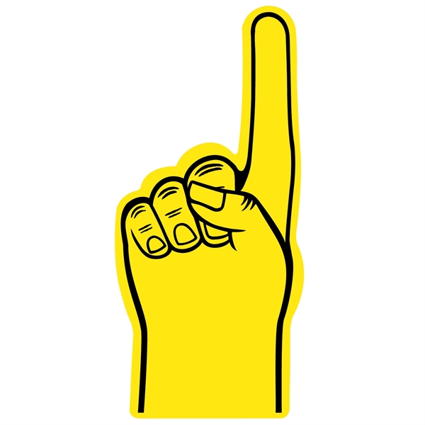 Foam 36" giant hand POP display, 36" x 16.5" x 2".... from ASI 54886 Foamworx / FoamWorx