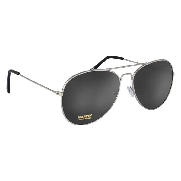 Color Mirrored Aviator Sunglasses. UVA400 Lenses Provide 100% UVA And UVB... from ASI 61125 Hit Promotional Products / Hit®