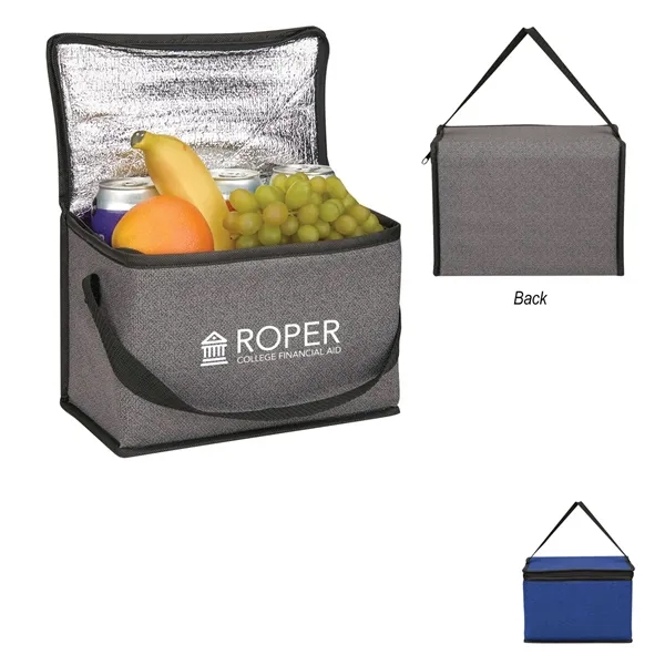 Heather cooler lunch bag made of 80 gram laminated non-woven, coated... from ASI 61125 Hit Promotional Products / Hit®