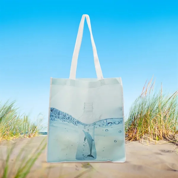 Crafted from compostable materials, this fashionable convention tote includes a full... from ASI 61966 HPG / BCG Creations HPG Gold