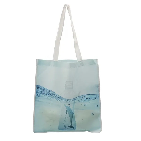 Crafted from compostable materials, this fashionable convention tote includes a full... from ASI 61966 HPG / BCG Creations HPG Gold