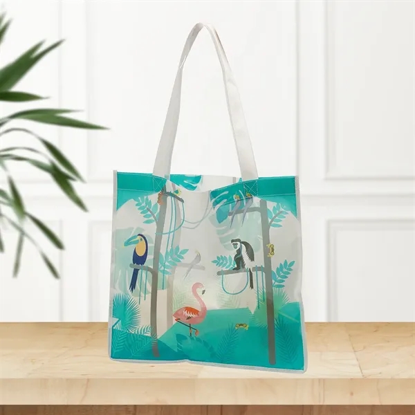 Crafted from compostable materials, this fashionale tote includes a full color... from ASI 61966 HPG / BCG Creations HPG Gold