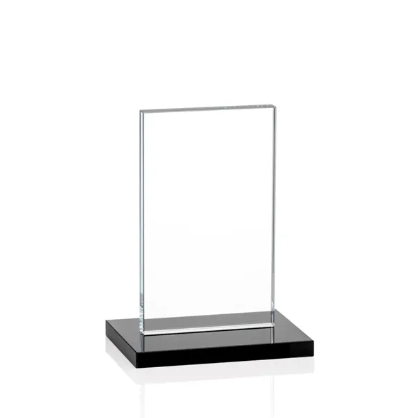This illustrious Starfire Crystal award stands upright on an elegant Ebony... from ASI 84592 St Regis Group / St Regis