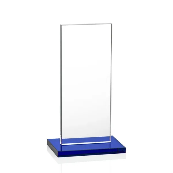 This illustrious Starfire Crystal award stands upright on an elegant Sapphire... from ASI 84592 St Regis Group / St Regis