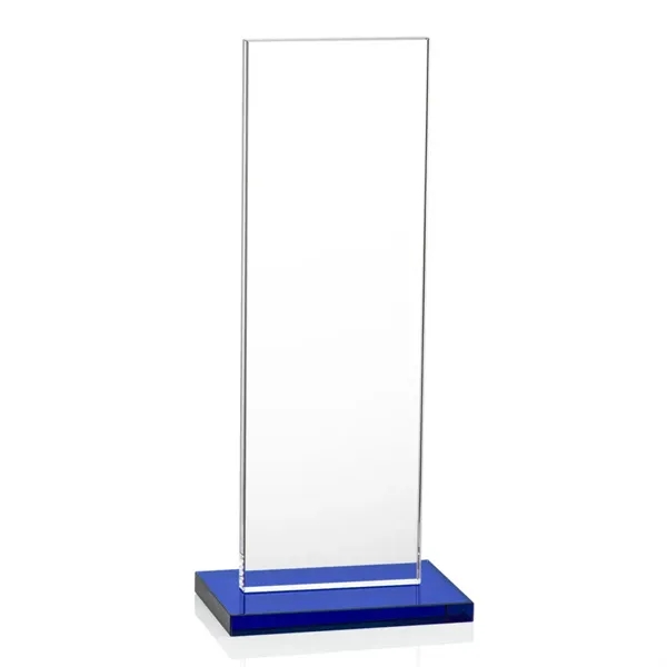 This illustrious Starfire Crystal award stands upright on an elegant Sapphire... from ASI 84592 St Regis Group / St Regis