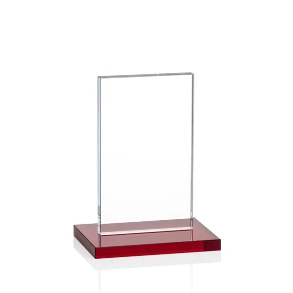 This illustrious Starfire Crystal award stands upright on an elegant Ruby... from ASI 84592 St Regis Group / St Regis
