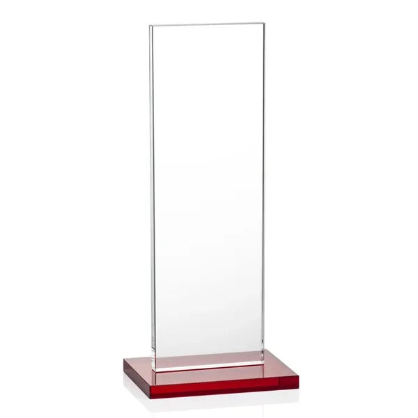 This illustrious Starfire Crystal award stands upright on an elegant Ruby... from ASI 84592 St Regis Group / St Regis