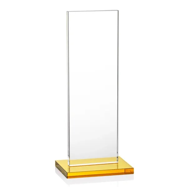 This illustrious Starfire Crystal award stands upright on an elegant Amber... from ASI 84592 St Regis Group / St Regis