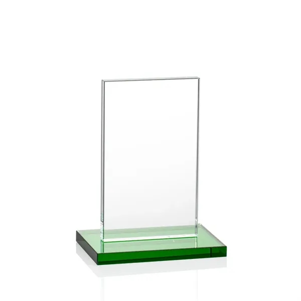 This illustrious Starfire Crystal award stands upright on an elegant Emerald... from ASI 84592 St Regis Group / St Regis