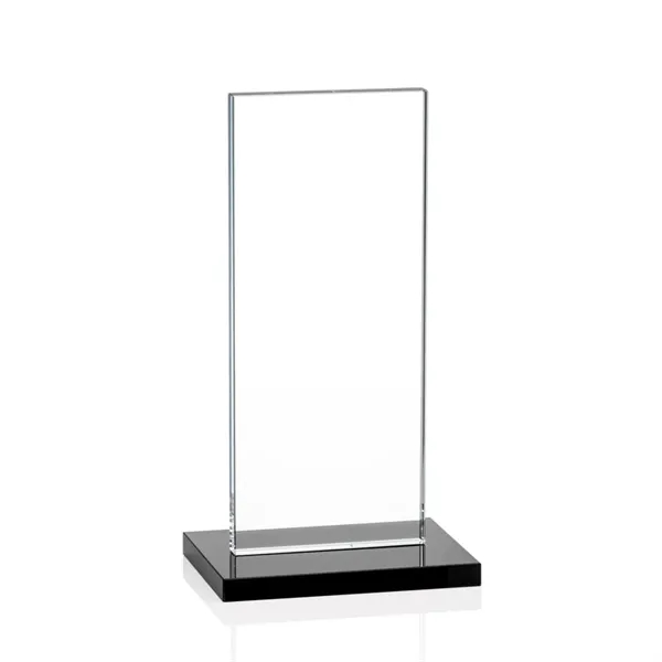 The full-color VividPrint™ Heathrow Award stands upright on an elegant Ebony... from ASI 84592 St Regis Group / St Regis
