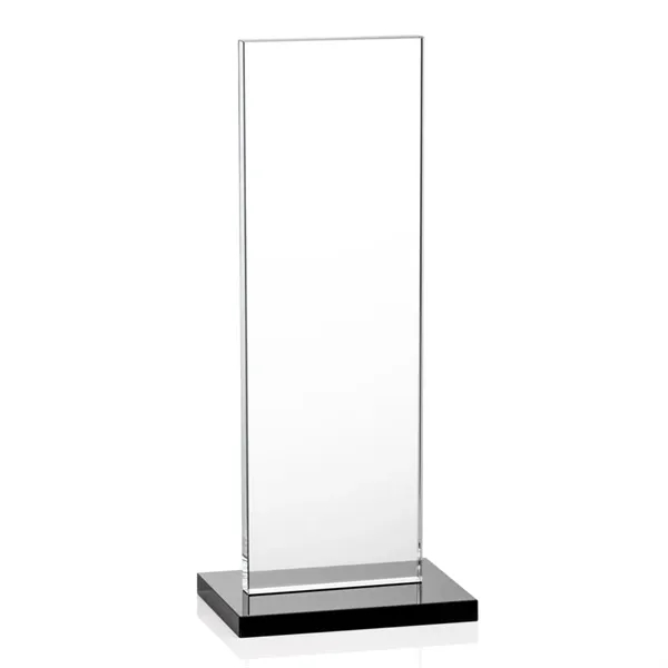 The full-color VividPrint™ Heathrow Award stands upright on an elegant Ebony... from ASI 84592 St Regis Group / St Regis
