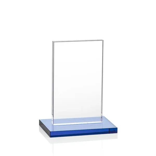 The full-color VividPrint™ Heathrow Award stands upright on an elegant Sky... from ASI 84592 St Regis Group / St Regis