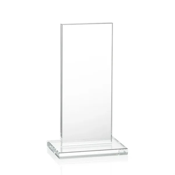 The full-color VividPrint™ Heathrow Award stands upright on an elegant Clear... from ASI 84592 St Regis Group / St Regis