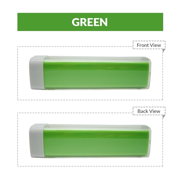 Classic plastic rectangular shaped power bank capacities, 1800mAh, 2000mAh, 2200mAh, 2600mAh,... from ASI 37218 Athena Promo (tm)