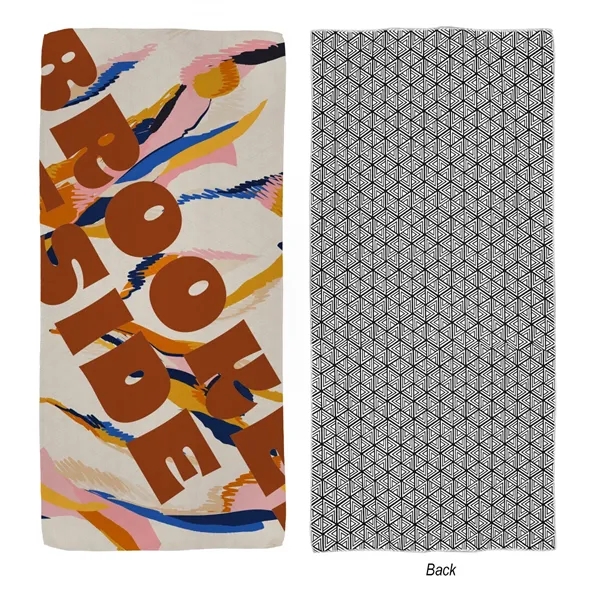 30" x 60" rPET material beach towel with sand-free design.... from ASI 61125 Hit Promotional Products / Hit®