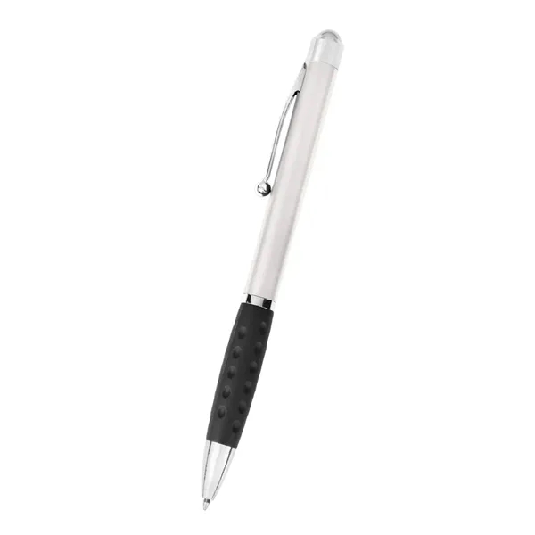 Twist-action ballpoint pen with fidget roller ball topper.... from ASI 61125 Hit Promotional Products / Hit®