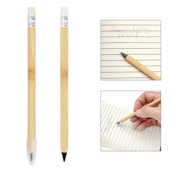 Bamboo pencil with removable cap and eraser.... from ASI 61125 Hit Promotional Products / Hit®