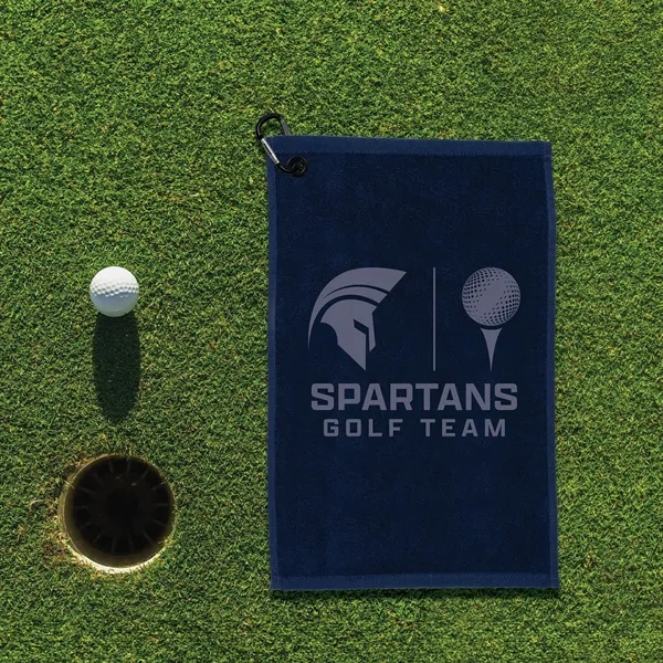 1 lbs/doz 11" x 18" screen printed golf towel... from ASI 73520 Neet Feet / Kanata Towels