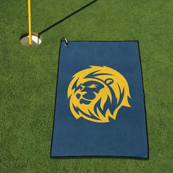 3 lbs/doz 16" x 26" screen printed waffle golf towel... from ASI 73520 Neet Feet / Kanata Towels