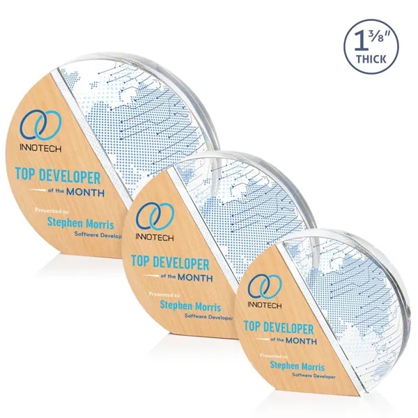 The freestanding Kenyon VividPrint™ Award is the best of both worlds... from ASI 84592 St Regis Group / St Regis