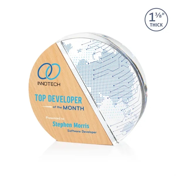 The freestanding Kenyon VividPrint™ Award is the best of both worlds... from ASI 84592 St Regis Group / St Regis