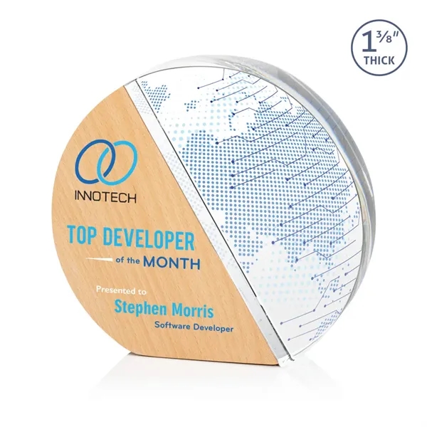 The freestanding Kenyon VividPrint™ Award is the best of both worlds... from ASI 84592 St Regis Group / St Regis