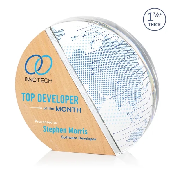 The freestanding Kenyon VividPrint™ Award is the best of both worlds... from ASI 84592 St Regis Group / St Regis