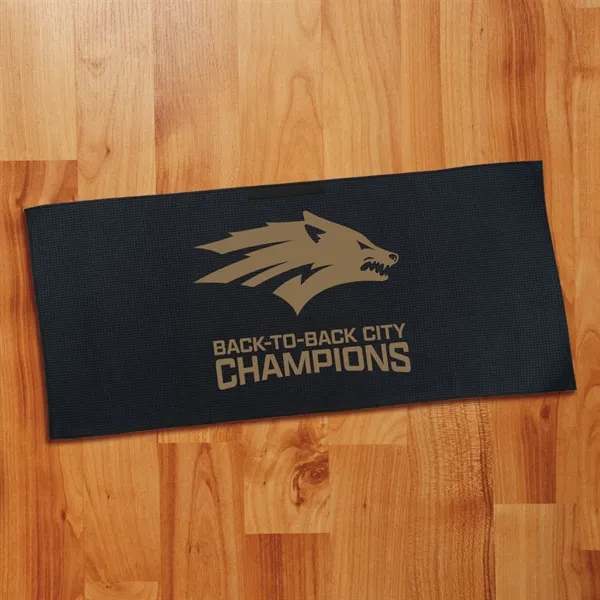 4.8 lbs/doz 17" x 40" screen printed waffle towel... from ASI 73520 Neet Feet / Kanata Towels