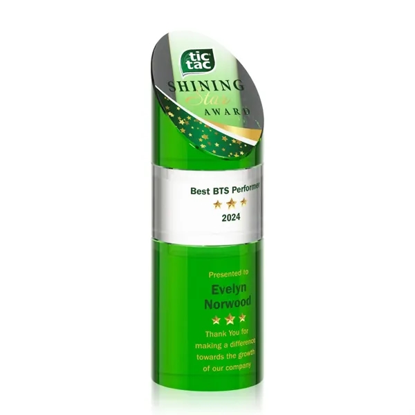 The Optical Crystal Atlantis VividPrint™ Stacker Award is a dynamic and... from ASI 84592 St Regis Group / St Regis