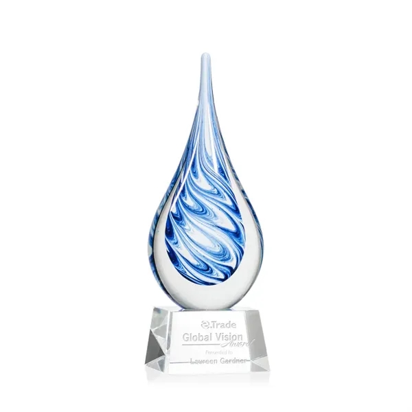 Unique swirls of blue and white make up the teardrop-shaped Marlin... from ASI 84592 St Regis Group / St Regis