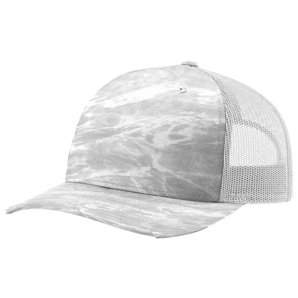 Richardson 112PFP Snapback five-panel cotton and polyester trucker cap with adjustable... from ASI 74601 Calico