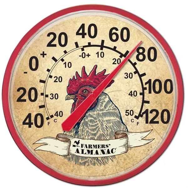 Thermometer measuring 12.75" diameter with a durable polystyrene case.... from ASI 66390 LarLu / Display-Tec