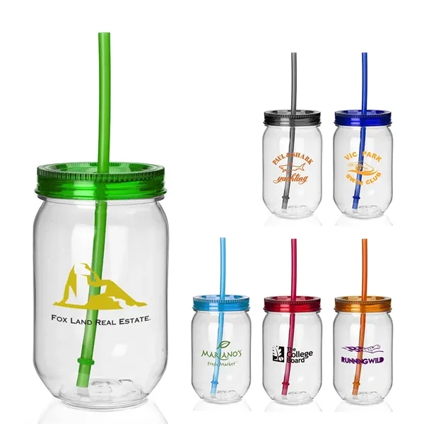 22 oz. Mason Jar Tumbler... from ASI 31517 Admart Products