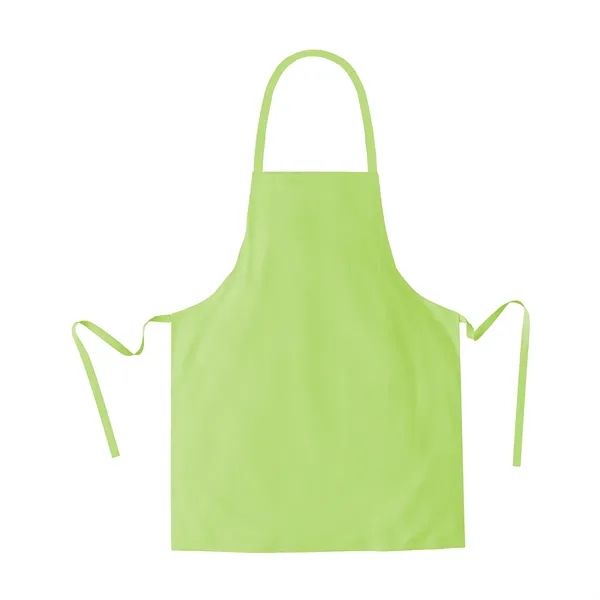 7.5 oz. Poly-cotton twill apron with no pockets, non-adjustable neck and... from ASI 36558 Aprons, Etc.